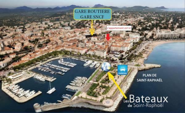Apartament F2 Tres Cosy Saint-Raphaël Zewnętrze zdjęcie